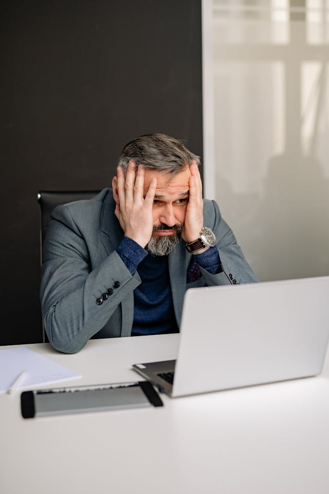 stressed boss